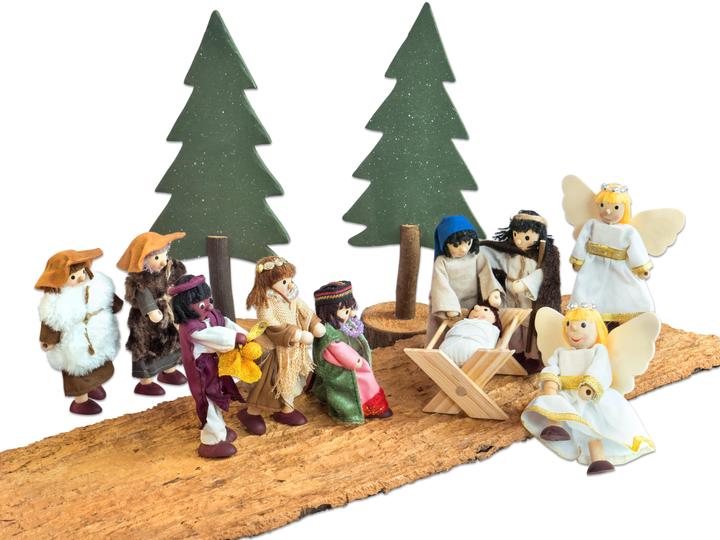 Produktbild Winzlinge Biegepuppen „Krippenfiguren"