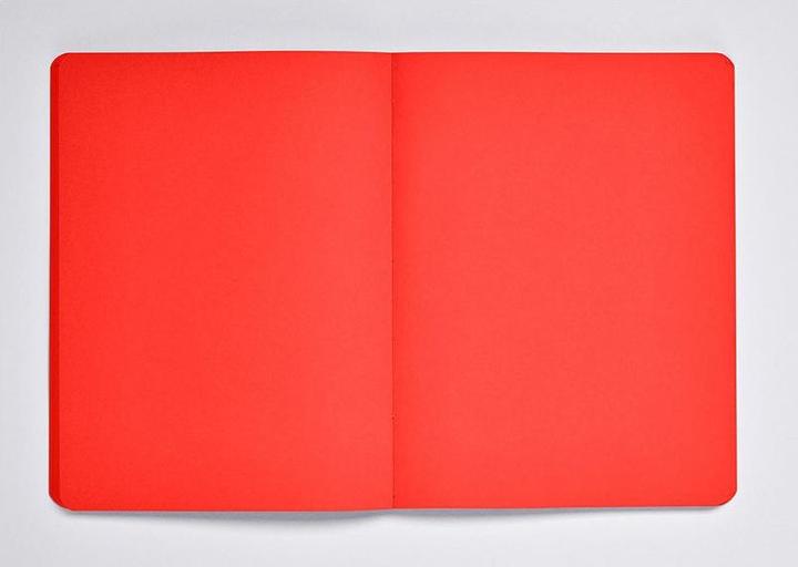 Produktbild Nuuna Not White L LIGHT, Rot (22 x 16.5 cm, Blanko, Weicher Einband)