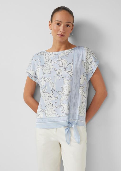 Immagine prodotto s.Oliver Ärmelloses Jersey-Shirt mit U-Boot-Ausschnitt und Frontprint (48)