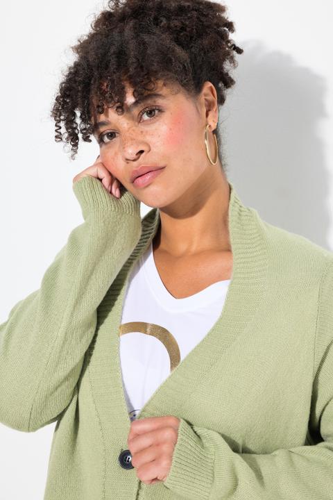 Immagine prodotto Miamoda Strickjacke, Cape-Look, Knopfleiste, Langarm (54)