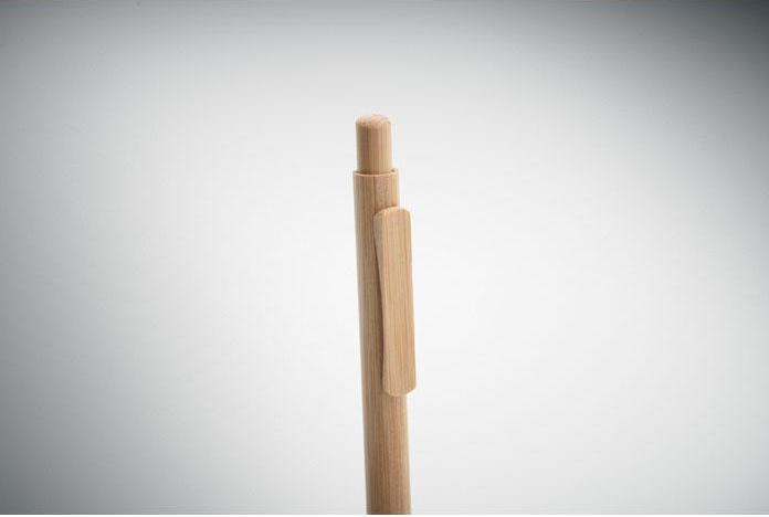 MidOcean Mambo Push Button Bamboo Ballpoint Pen (1x)
