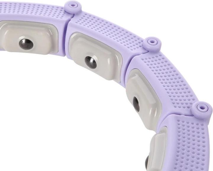 Produktbild HMS Hhm14 Hula Hoop Violett Magnetisch Mit Gewicht + Zähler (43 cm, 400 g)