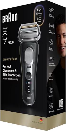Actual product image Braun - Series 9 PRO+ Electric Shaver - Black (9610s)