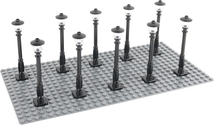 Image du produit LEGO Réverbères Lampadaire Noir - Street Light Black 11062 NOUVEAU! Quantité 25x (11062, LEGO Classic)