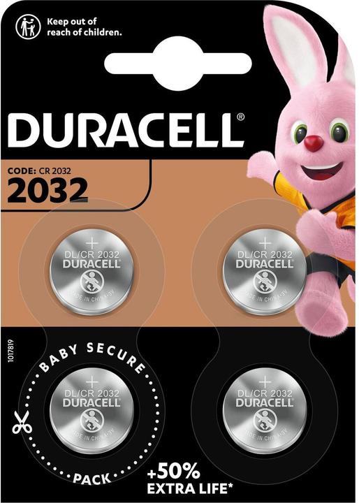 Image du produit Duracell CR2032 (4 pcs, CR2032, 225 mAh)