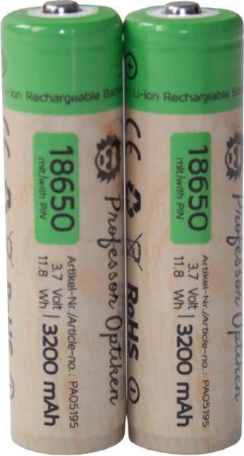 Produktbild Professor Optiken Accu Lilo 18650 (3200 mAh)