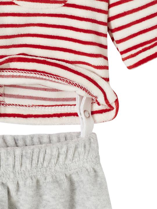 Actual product image Vertbaudet Christmas velvet baby pyjamas (Winter, Autumn)