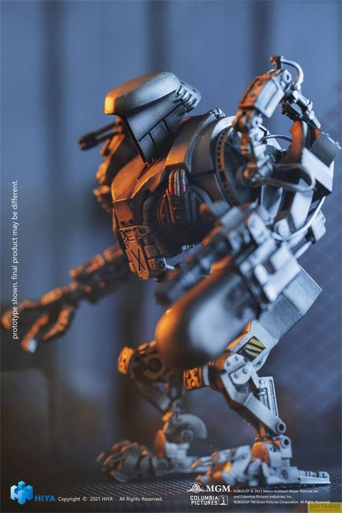 Actual product image Hiya Toys Robocop 2 figurine 1/18 Exquisite Mini RoboCain 14 cm