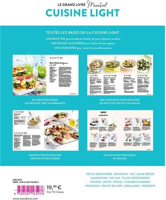 Image du produit Cuisine light : 450 recettes inratables (Français, Collectif, 2022)