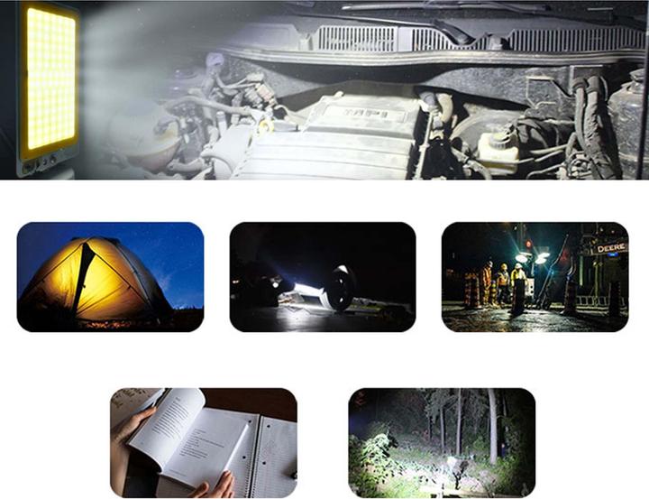 Actual product image Wiltec Telescopic 12V LED Lamp V1 Light with Magnet Holder for Camping Outdoor Activities Excursions
