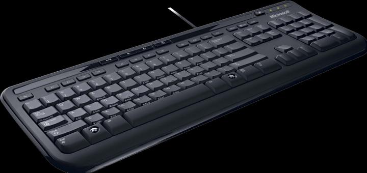 Produktbild Microsoft Wired Keyboard 600 (CH, Kabelgebunden)