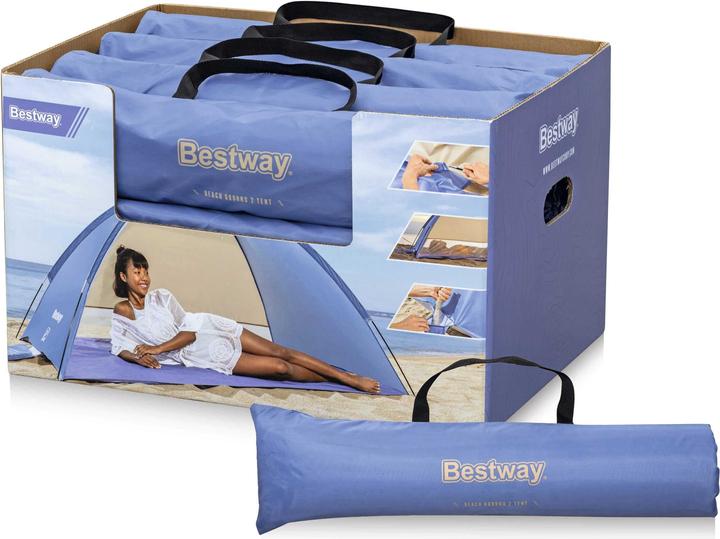 Image du produit Bestway Beach Ground 2 200 x 120 x 95 cm (Tente de plage, 1.11 kg, 2 personnes)