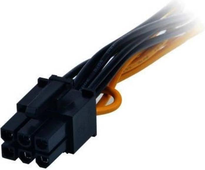 Produktbild Akasa 2x 15-Pin-SATA auf 1x 6-Pin-PCIe Adapter (15 cm, 6 pin PCI-Express, SATA)