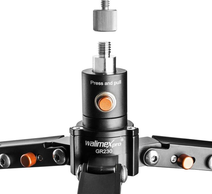 Immagine prodotto Walimex pro pro Ground Rocker GR230 stand da pavimento e ragno per stand (Materiale sintetico, Metallo)