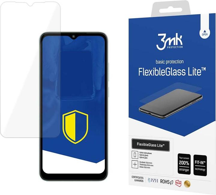 Actual product image 3MK FlexibleGlass Lite Xiaomi Redmi A1 Szklo Hybrydowe Lite (1 Piece, Xiaomi Redmi A1)