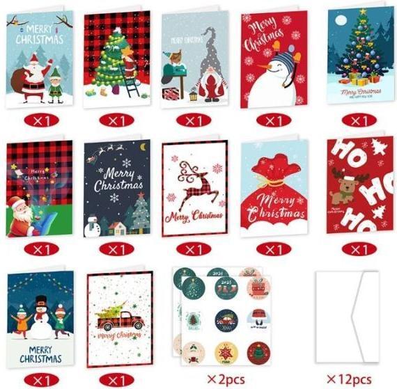 Produktbild MU Classic Weihnachtskarte (26er-Set) (26 Stk.)