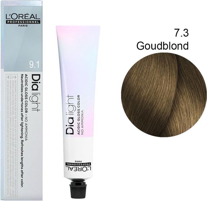 Image du produit L'Oréal Professionnel DIA LIGHT gel-crème acide sans amoniaque #7,3 50 ml (7.3)