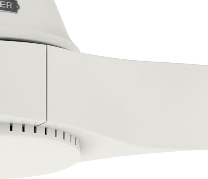 Immagine prodotto Hunter Fans DC Deckenventilator Canberra Weiss mit Fernbedienung (39 dB)
