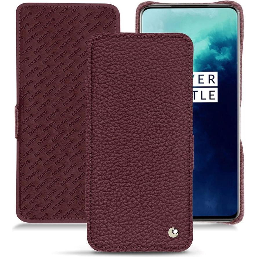 Noreve Lederschutzhülle horizontal (OnePlus 7T Pro), Smartphone Hülle, Violett