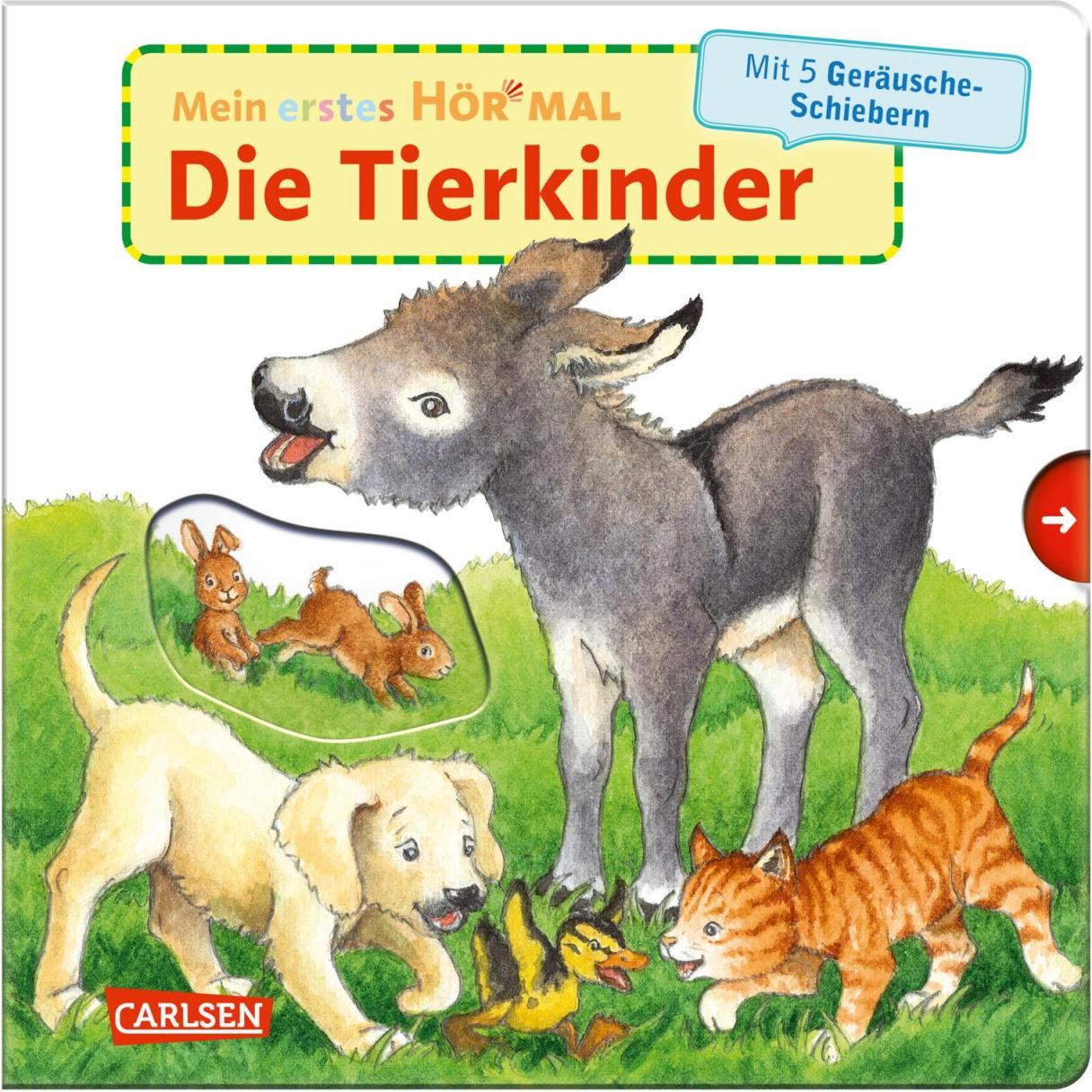 Thumbnail - Mein erstes Hör mal (Soundbuch ab 1 Jahr): Die Tierkinder, Kinderbücher von Kyrima Trapp