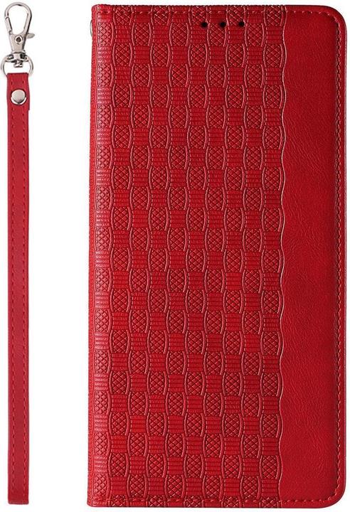 Produktbild Hurtel Magnet Strap Case für Samsung Galaxy S23+ Flip Wallet Mini Lanyard Stand rot (Samsung Galaxy S23+)