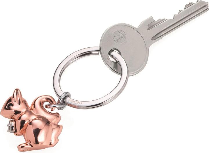 Actual product image Troika Keyring Cuckold Shiny Grey/Rosa Gold