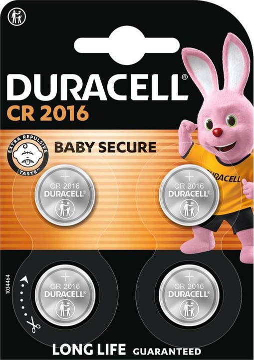 Produktbild Duracell PACK4 SPE 2016 (4 Stk., CR2016)