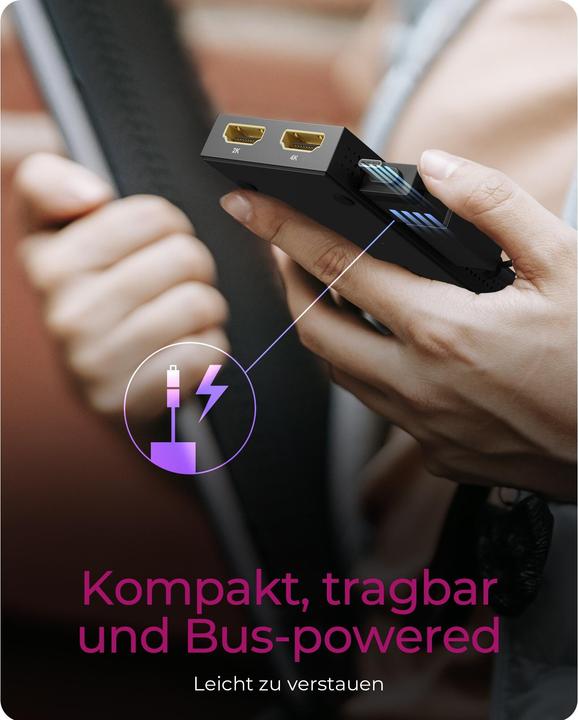 Immagine prodotto Icy Box IB-SPL1029AC (USB-A, USB-C, 2 porte)