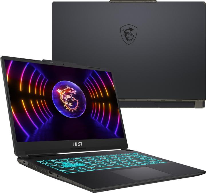 Actual product image MSI Cyborg 15 A13VE-1005 i5 16 N bk DOS (15.60", Intel Core i5-13420H, 16 GB, 512 GB, DE)
