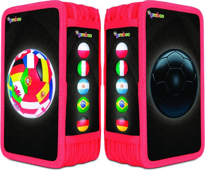 Image du produit Gimboo Trousse d'école, econ. Avec équipement, 1 compartiment, 1 séparateur, mélange de couleurs