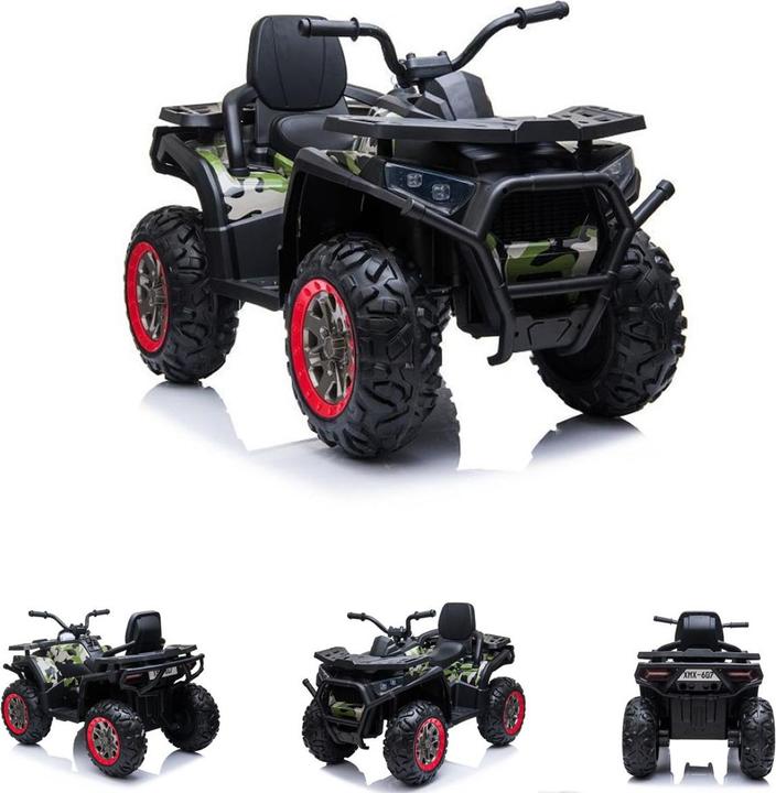 Immagine prodotto Es-toys Veicolo per bambini - Quad elettrico per bambini "607" 2x45W, 12V7Ah - Giallo (12 V)
