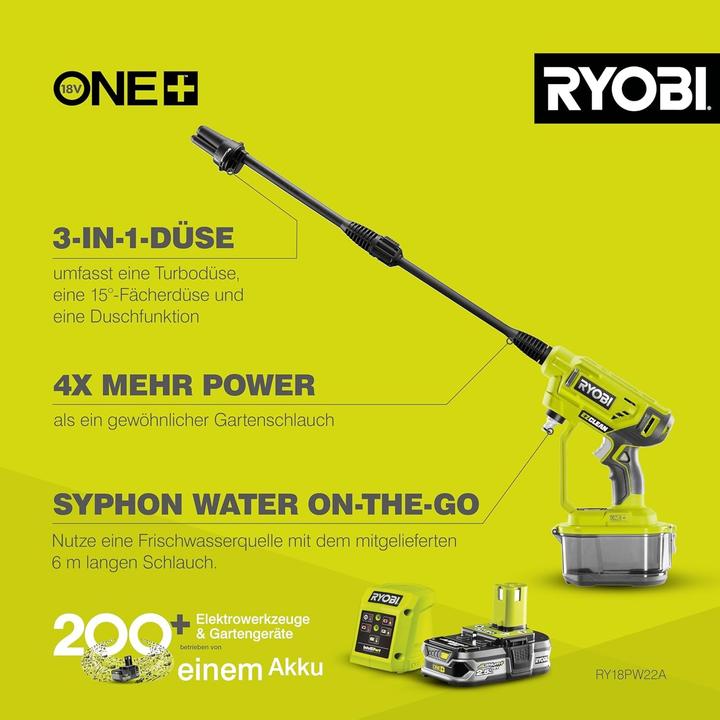 Image du produit Ryobi ONE+ (Fonctionnement sur batterie)