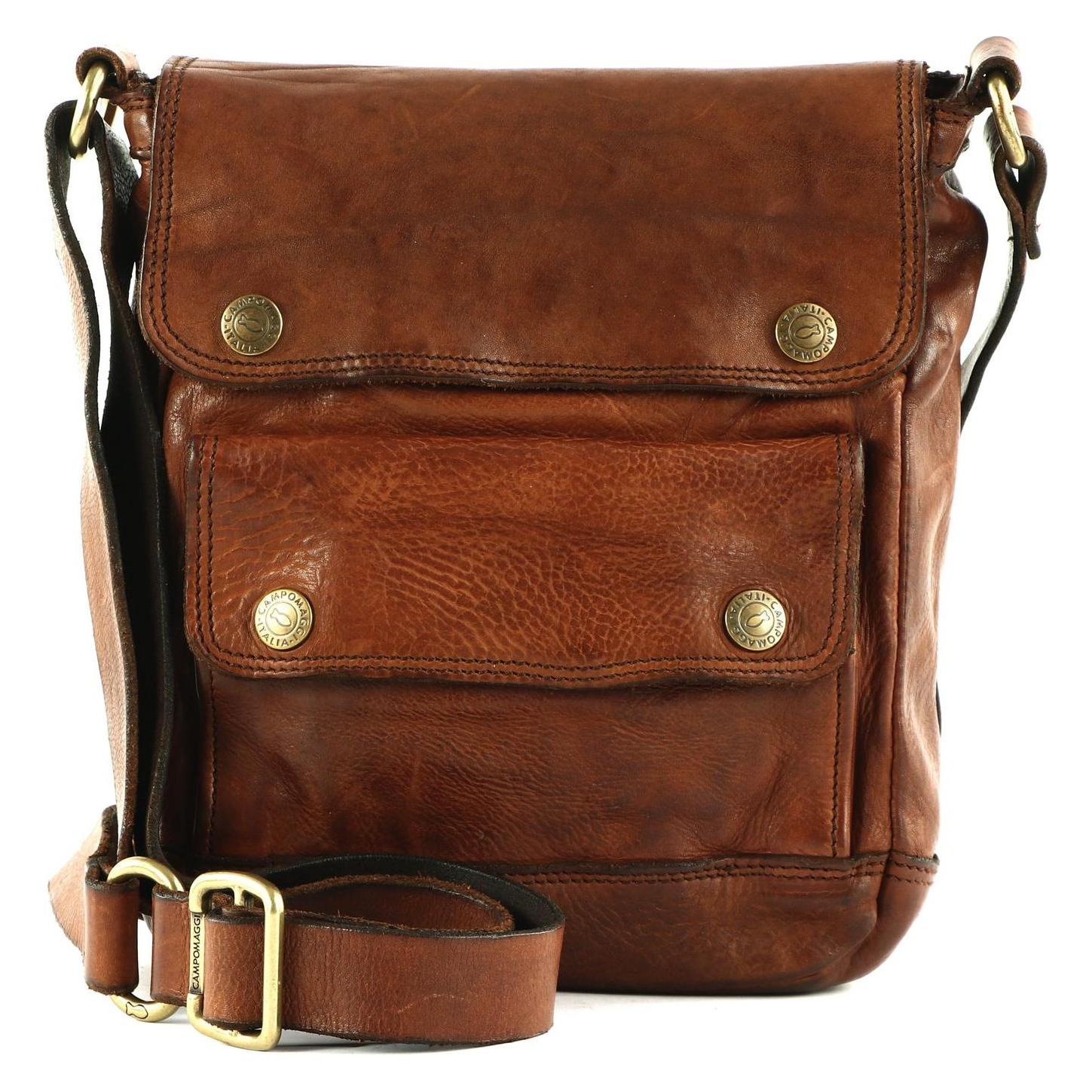 Campomaggi, Unisex, Handtasche, Apollo Crossbody Bag, Braun