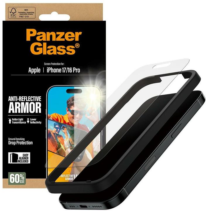 Produktbild PanzerGlass Anti-Reflective Armor (1 Stk., Apple iPhone 17)
