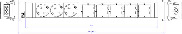 Produktbild Bachmann Power Strip 8-way (3 x, CEE 7/3)
