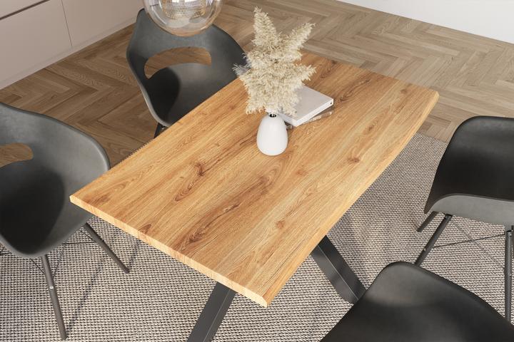 Image du produit SAM JULIUS Baumkante massiv Mdf (140 x 80 x 77 cm)