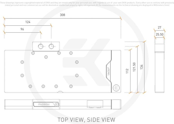 Produktbild EKWB EK QuanVec² RX 7900 XTX D-RGB Ni+Ac 3831109902707