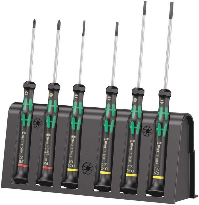 Image du produit Wera 2035/6 A Rack (Vis fendues, Recouvrement cruciforme Phillipps (PH))