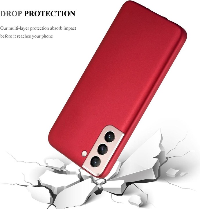 Produktbild Cadorabo TPU Matt Metallic Cover (Samsung Galaxy S21 5G)