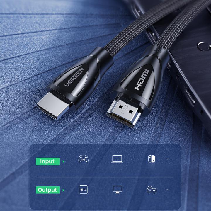 Produktbild Ugreen HDMI (Typ A) — HDMI (Typ A) (3 m, HDMI, 2.1)