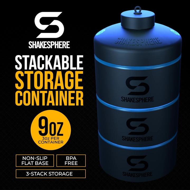 Actual product image ShakeSphere auslaufsichererr Drehverschluss-Behälter – für Snacks, Proteinpulver, Nüsse