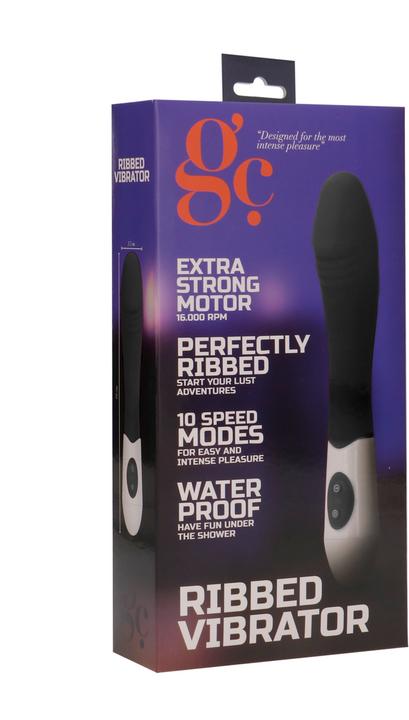 Actual product image Doc Johnson Ribbed vibrator
