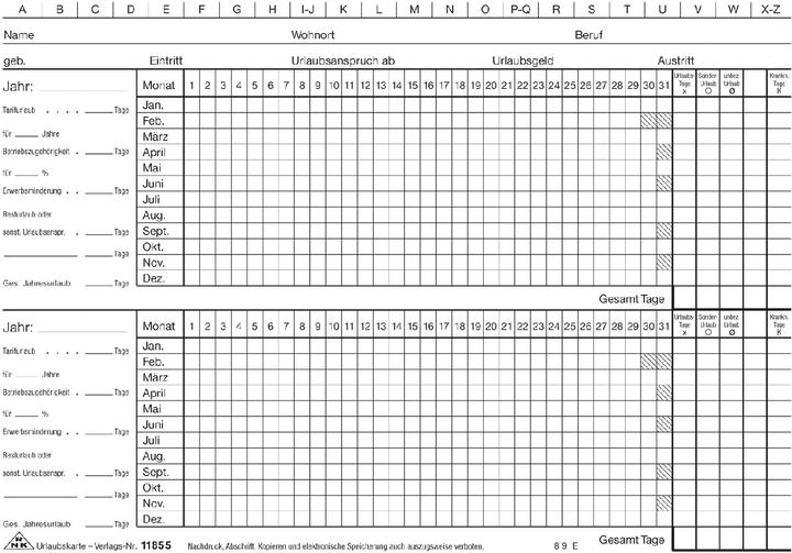 Rnk Éditeur Carte de vacances, DIN A5 horizontal (170 g/m², 100 x)