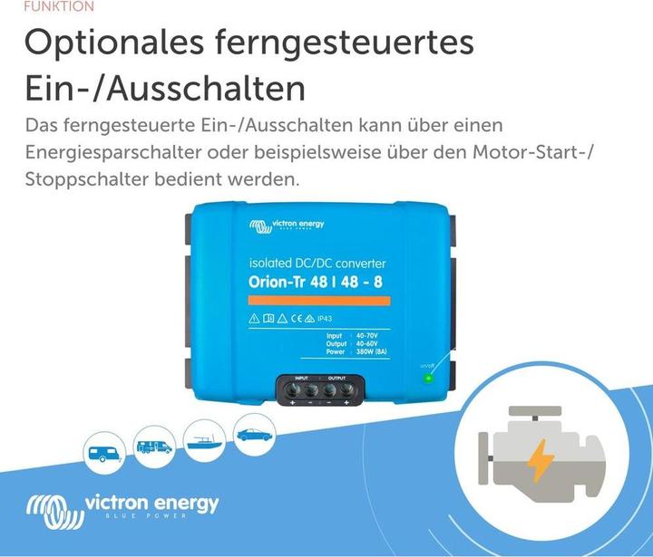 Actual product image Victron Energy Orion-Tr 48/48-8A (380W) - insulated