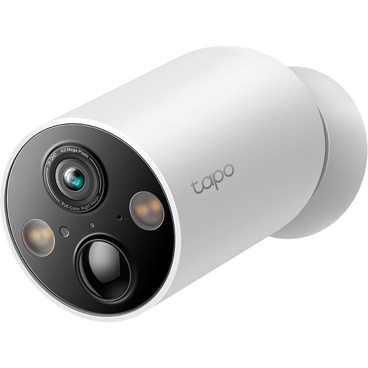 TP-Link Tapo Indoor/Outdoor 2K QHD Secur (2560 x 1440 Pixels), Netzwerkkamera, Weiss