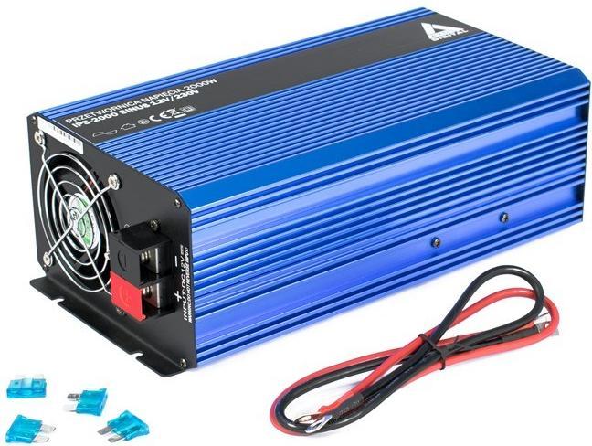 Actual product image Digital AZO 12 VDC / 230 VAC voltage converter SINUS IPS-2000S 2000W