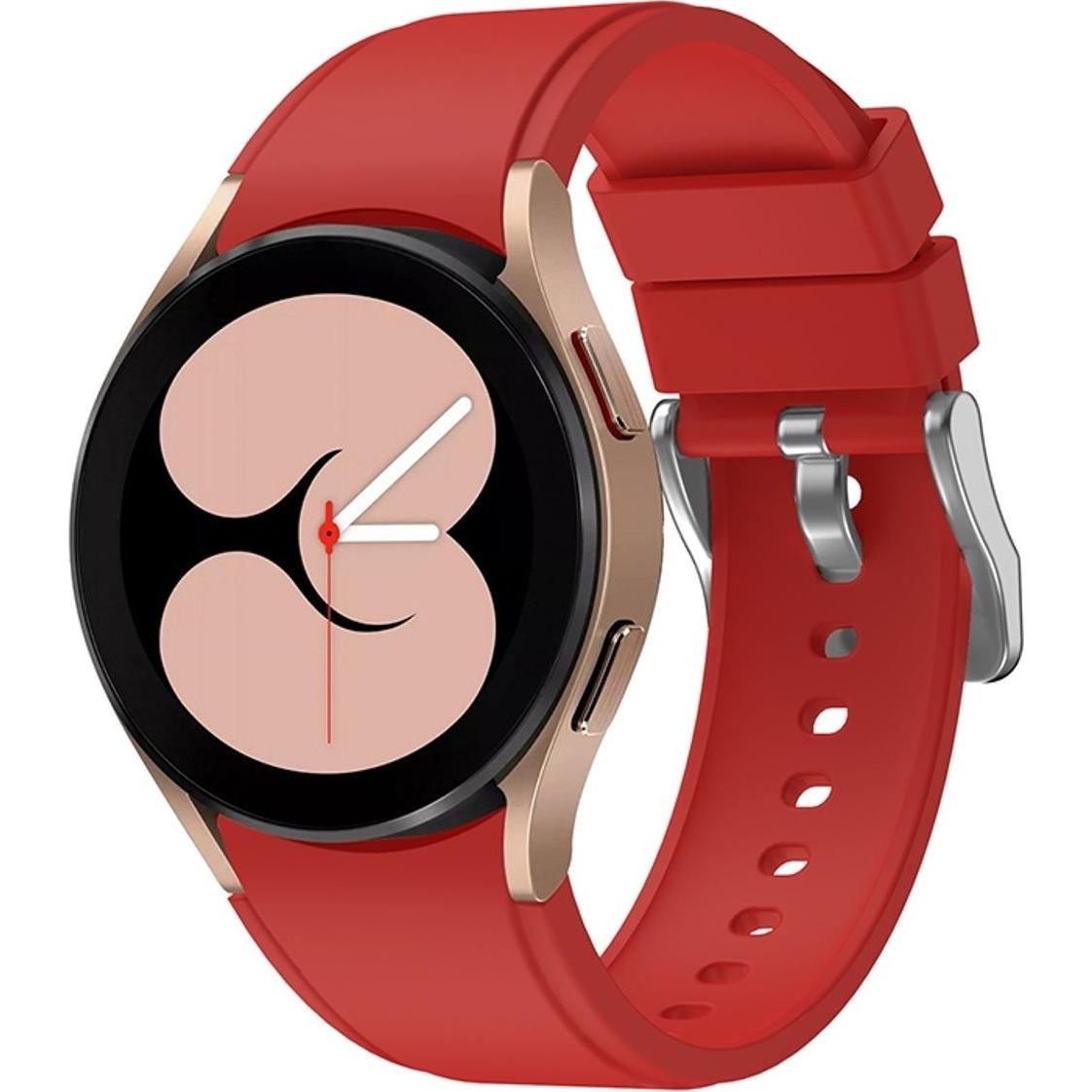 König Design Sport Ersatz Armband für Samsung Galaxy Watch 4 Classic 42 mm Silikon Band Loop (Silikon, Galaxy watch 4 cl...