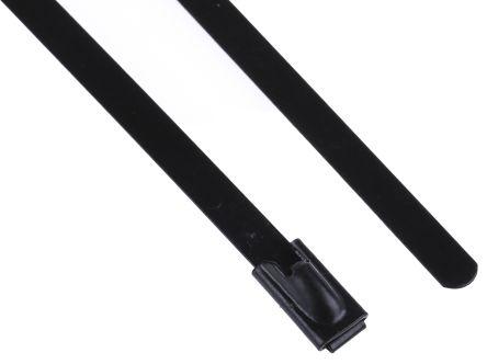 Actual product image RS PRO Cable tie stainless steel tie 200x4,6mm (Metal cable ties, 200 mm, 100 pcs.)