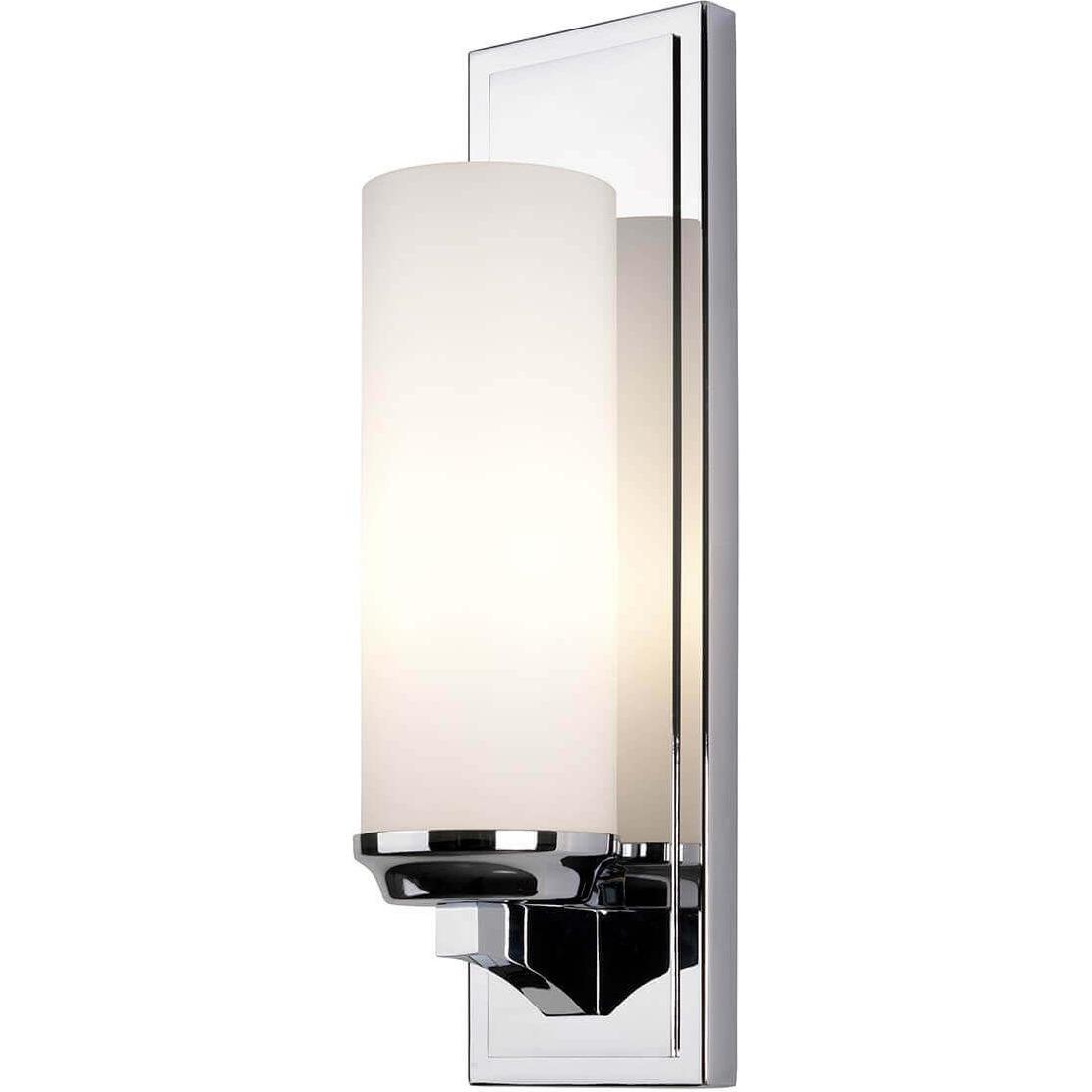 Elstead Lighting, Wandleuchte + Deckenleuchte, Amalia LED Wandleuchte G9 41cm Poliertes Chrom IP44 (320 lm, G9)