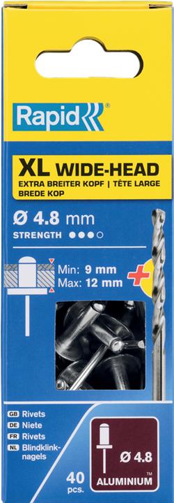 Produktbild Rapid XL Blindniete Ø 4,8 x 16 mm